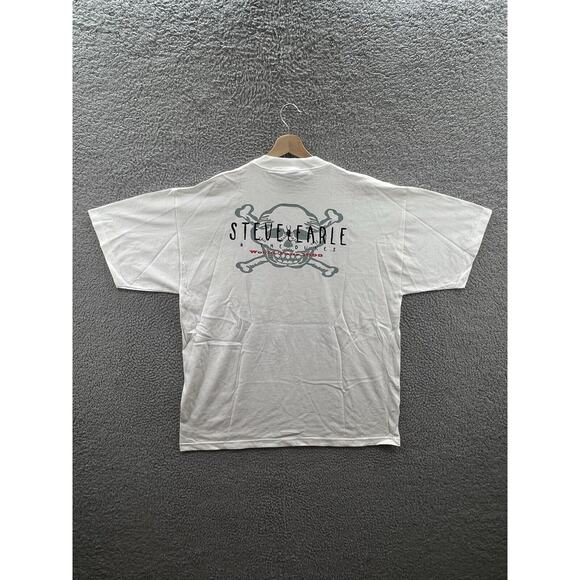 Winterland Steve Earle El Corazon Tour Vintage 1997 White T-Shirt Size XL - Picture 2 of 4